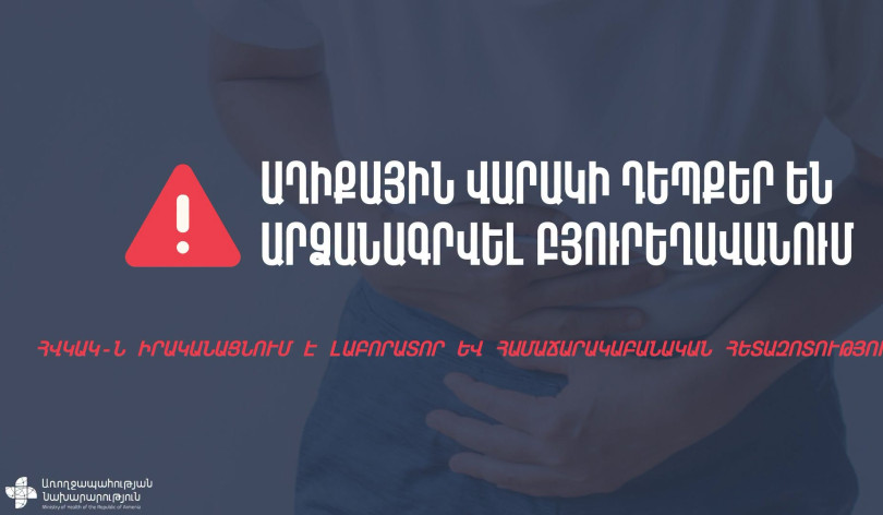 Աղիքային վարակ՝ Բյուրեղավանում